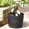 Stewart Garden Smithy Patio Tub, Gunmetal Grey - 50cm