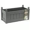 AFK Classic Wooden Trough, Charcoal - 26in