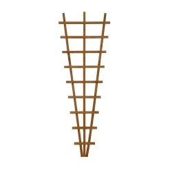 6ft Fan Pine Trellis Panel (W)66cm X (H)183cm