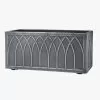Stewart Garden Versailles Trough Planter, Pewter - 70cm