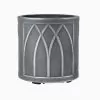 Stewart Garden Versailles Round Planter, Pewter - 32cm