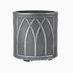 Stewart Garden Versailles Round Planter, Pewter - 32cm