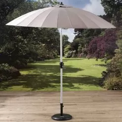 Pagoda Shanghai Parasol, 2.7m - Beige