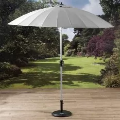 Pagoda Shanghai Parasol, 2.7m - Grey