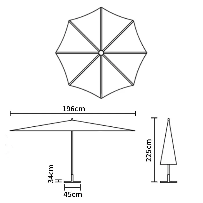 Bramblecrest Monterey 4 Seater Round Dining Set & Parasol 8 Bramblecrest Monterey 4 Seater Round Dining Set & Parasol - Image 8