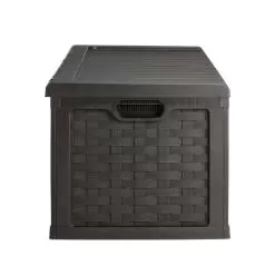 Starplast Rattan Style Storage Box, Black - XXL -Garden Shop 793659 3