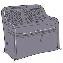 Hartman Amalfi 2 Seater Bench Protective Cover -Garden Shop 794252 1