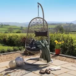 Bologna Single Hanging Egg Chair -Garden Shop 809016 1 1