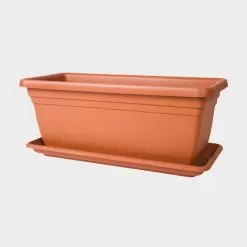 Stewart Garden Deep Trough, 80cm – Terracotta