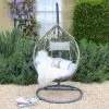 LG Outdoor Lyon Single Hanging Egg Chair