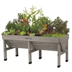 VegTrug Medium Classic Planter, 1.8m – Grey Wash