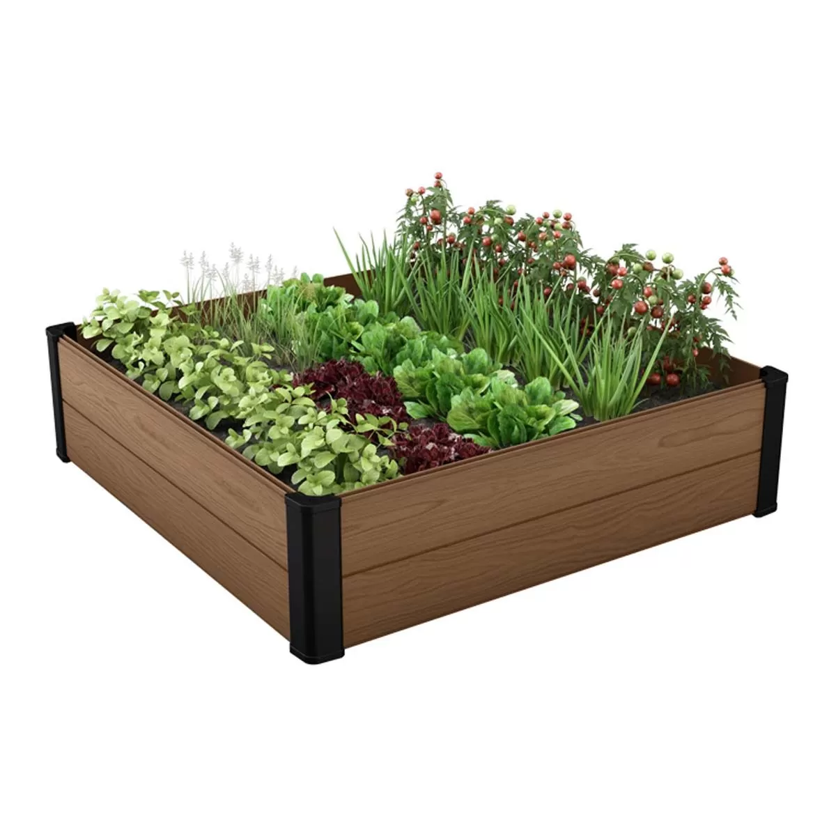 Stewart Garden Square Maple Bed – Maple Brown 5 Stewart Garden Square Maple Bed – Maple Brown - Image 5
