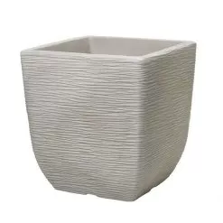 Stewart Garden Cotswold Square Planter, Grey – 32cm -Garden Shop 815131 1
