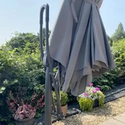 Easy Up 2.7m Cantilever Parasol - Grey 13 Easy Up 2.7m Cantilever Parasol - Grey -Garden Shop 822614 4