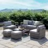 Leighton 6 Seater Garden Lounge Sofa Set
