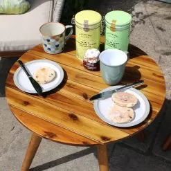 Seville 2 Seater Rope Bistro Set – Beige -Garden Shop 837599 3