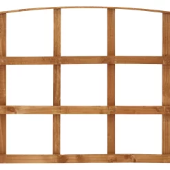 Arched Pine Trellis Panel (W)183cm X (H)57cm 5 Arched Pine Trellis Panel (W)183cm X (H)57cm -Garden Shop arched pine trellis panel w 183cm x h 57cm3663602430643 03bq