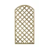 Arched Pine Trellis Panel (W)90cm X (H)180cm