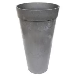 Tierra Verde Aria Planter, 50cm - Steel Grey