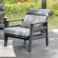 LG Outdoor Barcelona 7 Seater Lounge Set With Adjustable Table -Garden Shop barcelona lounge with adjustable table7