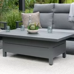 LG Outdoor Barcelona 7 Seater Lounge Set With Adjustable Table -Garden Shop barcelona lounge with adjustable table8