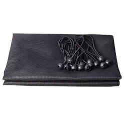 Black Polyester (PES) & PVC Garden Screen (H)1m (W)3m -Garden Shop black polyester pes pvc garden screen h 1m w 3m5059340679921 07c