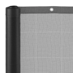 Black Polyester (PES) & PVC Garden Screen (H)1m (W)3m -Garden Shop black polyester pes pvc garden screen h 1m w 3m5059340679921 37c