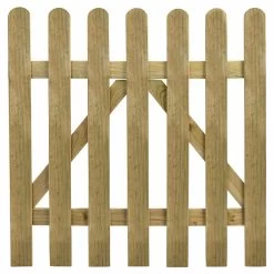 Blooma Mekong Wood Round Top Gate, (H)1m (W)1m