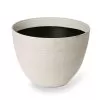 Blooma Momoka Taupe Stone Effect Plastic Circular Plant Pot (Dia)40cm