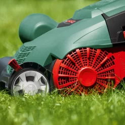 Bosch Power For All UniversalVerticut 1100 320mm Corded Raker & Scarifier -Garden Shop bosch power for all universalverticut 1100 320mm corded raker scarifier4059952574417 05c bq