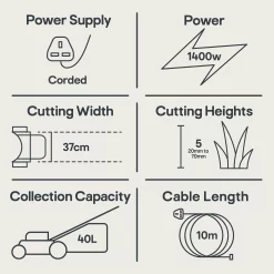 Bosch Rotak 370 ER Corded Rotary Lawnmower -Garden Shop bosch rotak 370 er corded rotary lawnmower3165140727709 01t EN bq