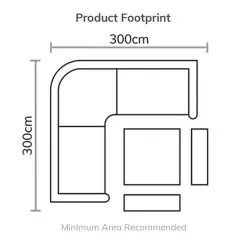 Bramblecrest Monterey 8 Seater Modular Dining Set With Adjustable Table -Garden Shop bramblecrest monterey 9 seater corner
