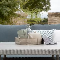 Bramblecrest Monterey 8 Seater Modular Dining Set With Adjustable Table -Garden Shop bramblecrest monterey 9 seater corner4