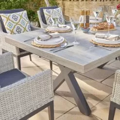Bramblecrest Monterey Vogue 6 Seater Dining Set -Garden Shop bramblecrest monterey vogue 6 seater set2 1