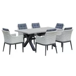 Bramblecrest Monterey Vogue 6 Seater Dining Set -Garden Shop bramblecrest monterey vogue 6 seater set3