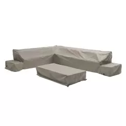 Bramblecrest 6 Seater Rectangle Dining Set Protective Covers - Right Handed -Garden Shop bramblecrest 6 seater rectangle dining set protective covers 6 1