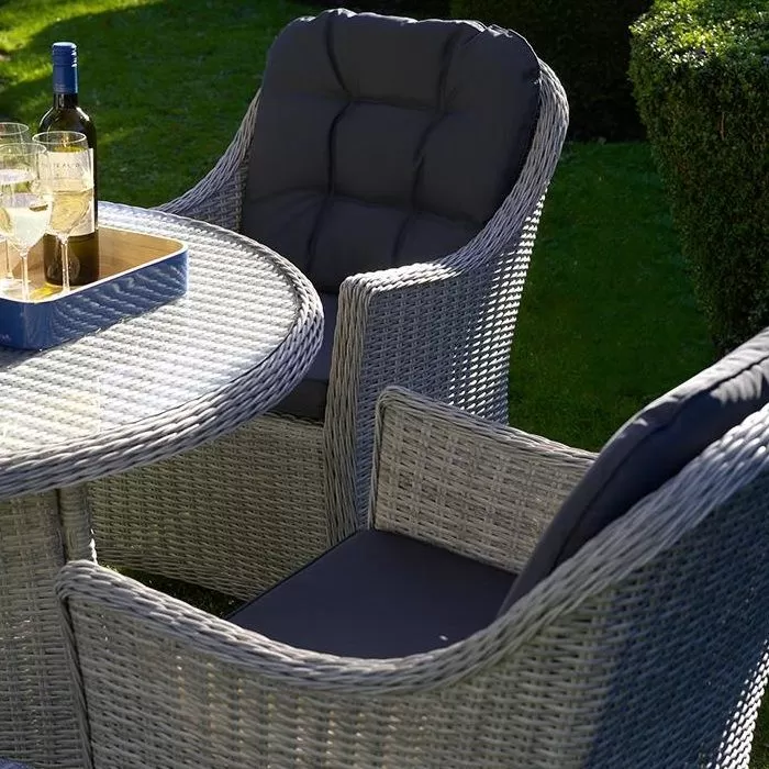 Bramblecrest Monterey 4 Seater Round Dining Set & Parasol 5 Bramblecrest Monterey 4 Seater Round Dining Set & Parasol - Image 5