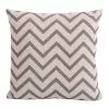 Bramblecrest Square Scatter Cushion - Chevron Cocoa