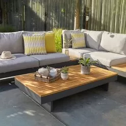 Bramblecrest Vilamoura 6 Seater Rectangular Modular Set– Grey -Garden Shop bramblecrest vilamoura 6 seater rectangular modular set grey 3 1