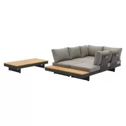 Bramblecrest Vilamoura 6 Seater Rectangular Modular Set– Grey -Garden Shop bramblecrest vilamoura 6 seater rectangular modular set grey 5