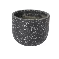 Charcoal Speckled Plant Pot (Dia)21.2cm