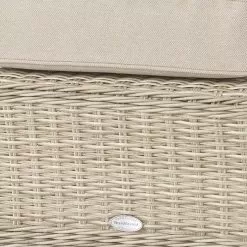 Bramblecrest Chedworth 4 Seater Round Dining Set With Parasol & Base -Garden Shop chedworth 4 seater sandstone 4