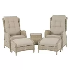 Bramblecrest Chedworth 2 Seater Deluxe Recliner Set -Garden Shop chedworth recliner 4