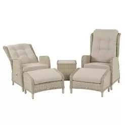 Bramblecrest Chedworth 2 Seater Deluxe Recliner Set -Garden Shop chedworth recliner 5