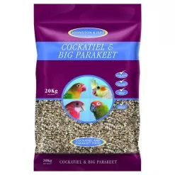 Johnston & Jeff Cockatiel & Big Parakeet Feed - 20kg