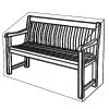 LG Outdoor 3 Seater Bench & Bistro Set Deluxe Protective Cover
