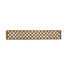 Diamond Pine Trellis Panel, Pack Of 5 (W)183cm X (H)32cm -Garden Shop diamond pine trellis panel pack of 5 w 183cm x h 32cm5013053173480 02bq