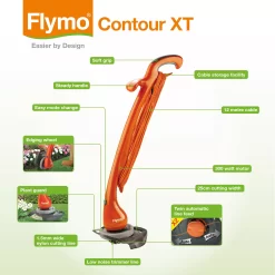 Flymo Contour XT 300W Corded Grass Trimmer -Garden Shop flymo contour xt 300w corded grass trimmer7391736970686 03t bq