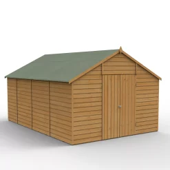 Forest Garden 10x15 Apex Dip Treated Shiplap Wooden Shed With Floor - Assembly Service Included -Garden Shop forest garden 10x15 apex dip treated shiplap wooden shed with floor assembly service included5013053193273 02c