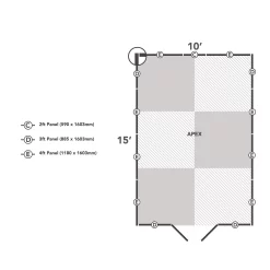 Forest Garden 10x15 Apex Pressure Treated Overlap Wooden Shed With Floor (Base Included) - Assembly Service Included -Garden Shop forest garden 10x15 apex pressure treated overlap wooden shed with floor base included assembly service included5013053192818 02t